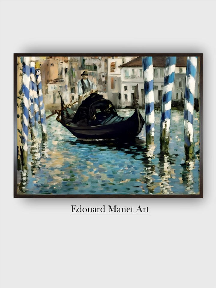 Le Grand Canal, Venise (Venise bleu) by Edouard Manet