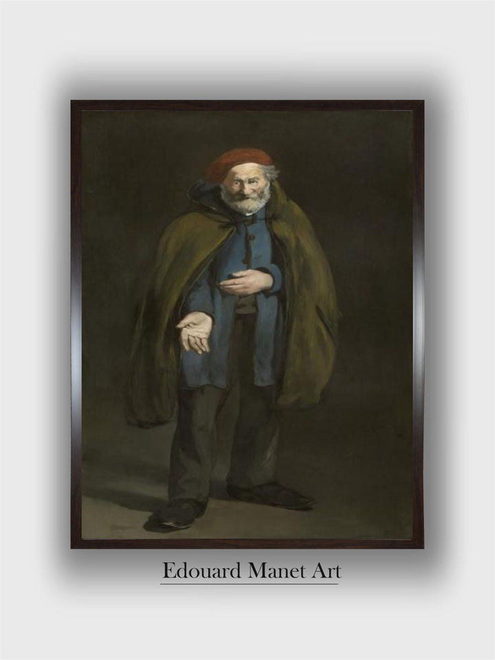 Beggar with a duffel Coat , 1865-67 by Edouard Manet