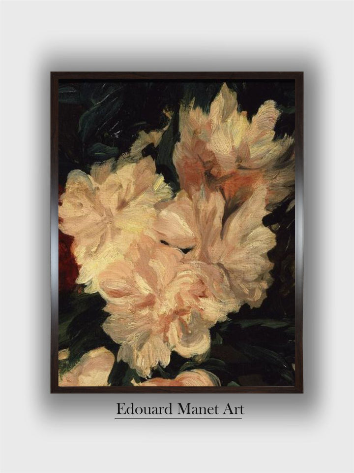 Peonies, from Vase de Pivoines Sur Piedouche, , 1864, detail by Edouard Manet