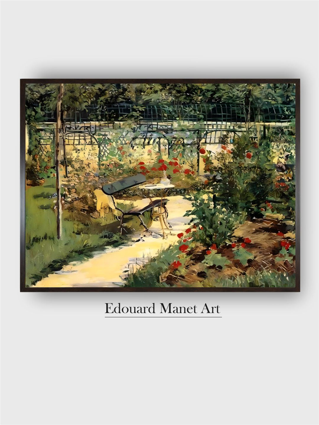 The Painter's Garden, 1881 by Edouard Manet