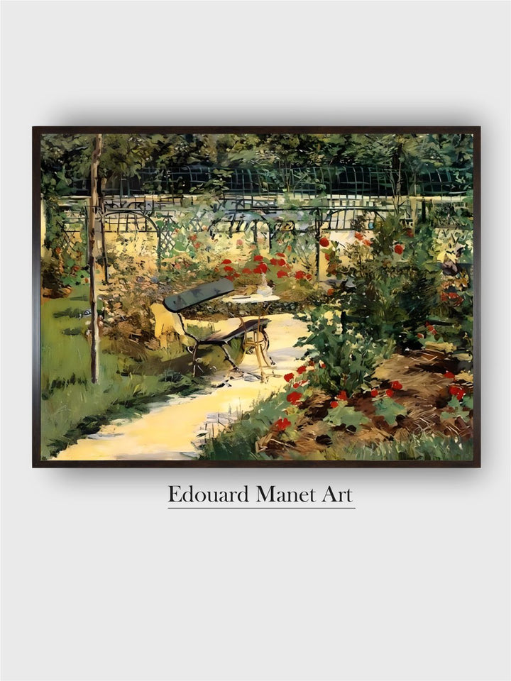 The Painter's Garden, 1881 by Edouard Manet