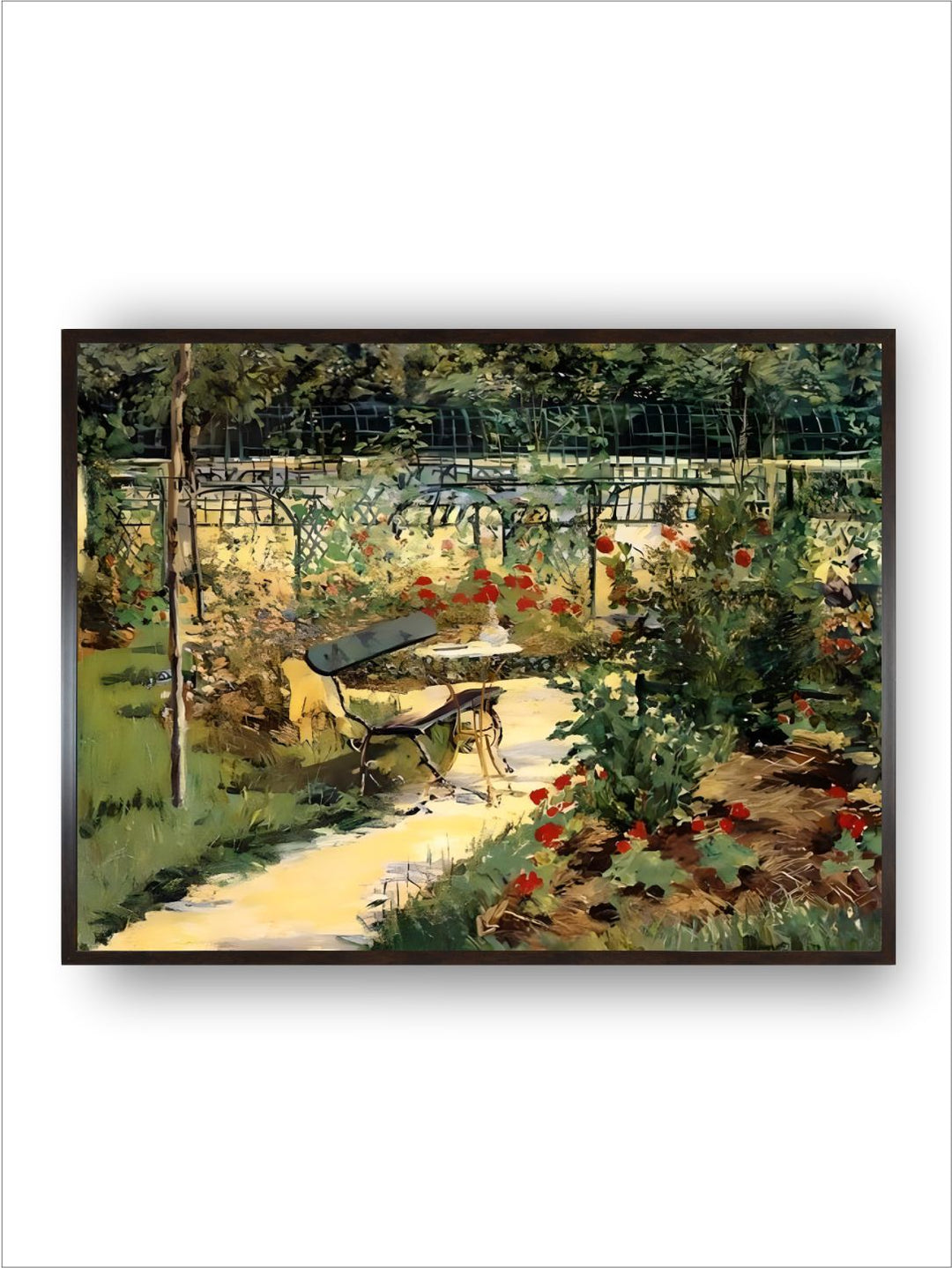 The Painter's Garden, 1881 by Edouard Manet