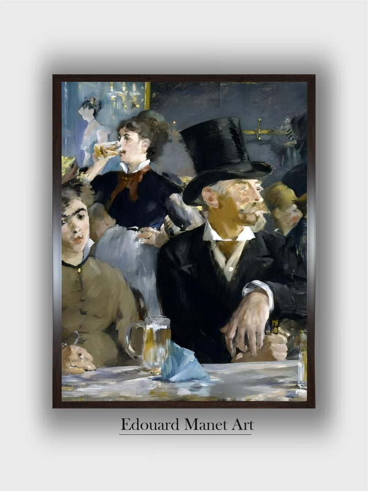 At the Caf‚ by Edouard Manet