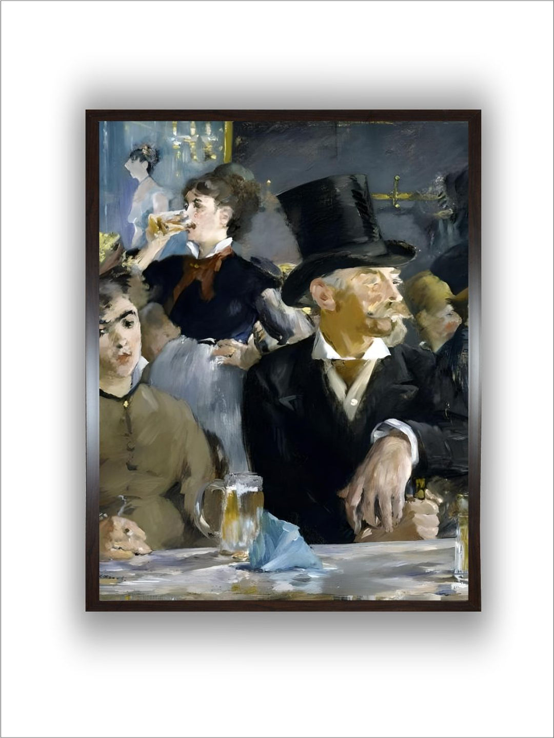At the Caf‚ by Edouard Manet