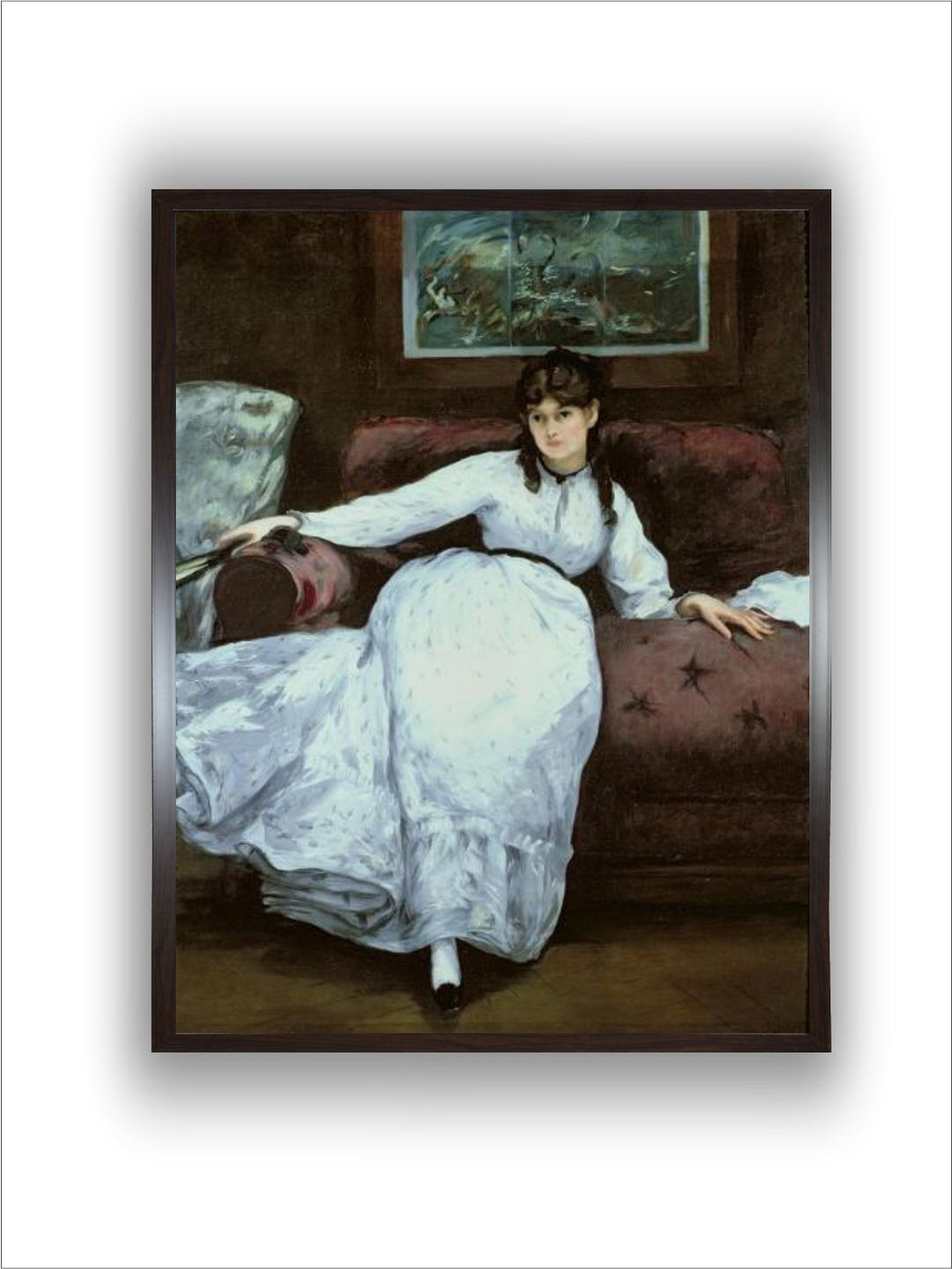 The Rest, Portrait of Berthe Morisot, 1870 by Edouard Manet