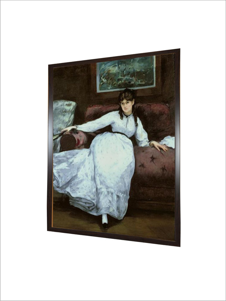 The Rest, Portrait of Berthe Morisot, 1870 by Edouard Manet