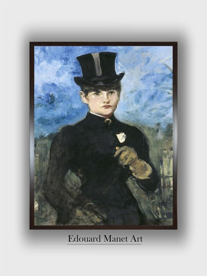 Horsewoman, Fullface by Edouard Manet