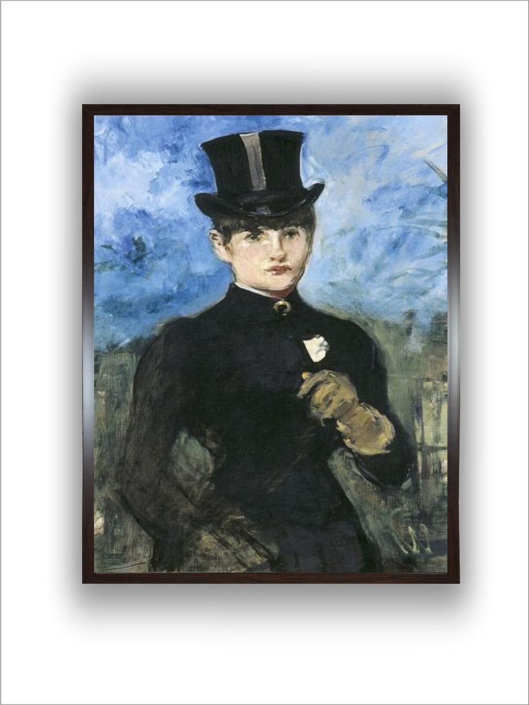 Horsewoman, Fullface by Edouard Manet