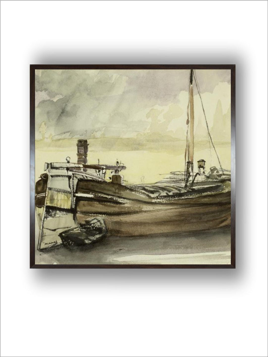 The Barge by Edouard Manet