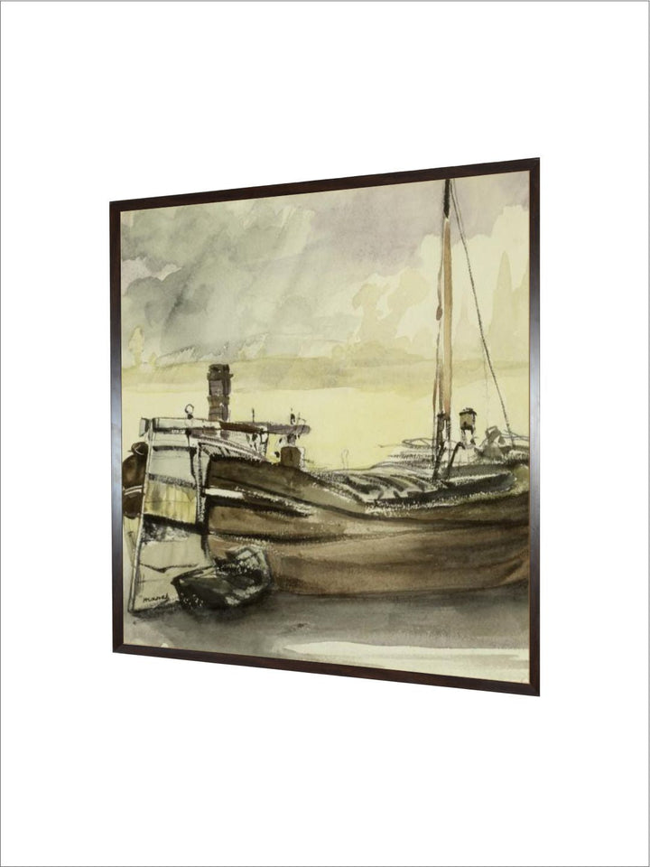 The Barge by Edouard Manet