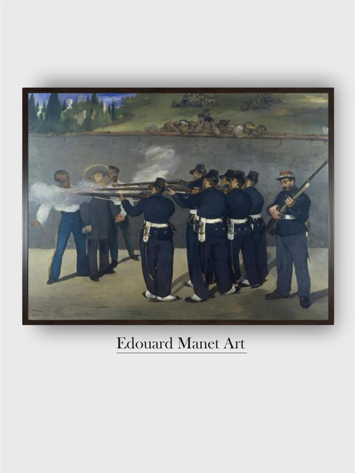 The Execution of Emperor Maximilian of Mexico 1867 by Edouard Manet
