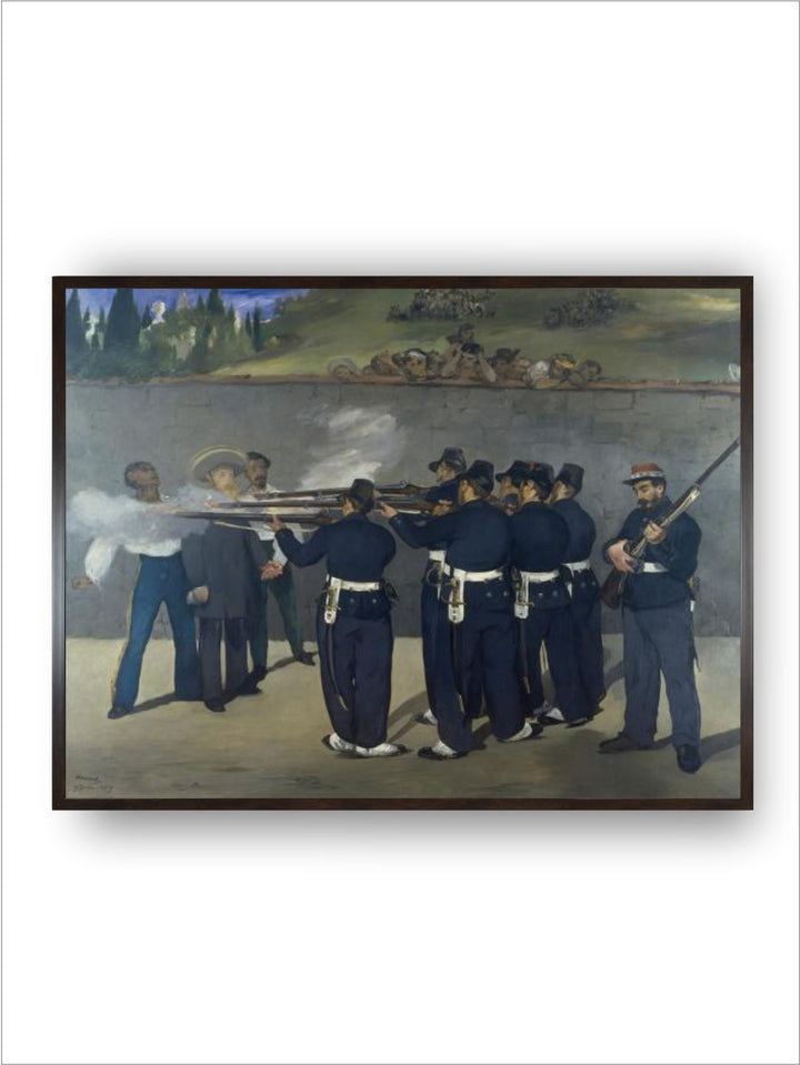 The Execution of Emperor Maximilian of Mexico 1867 by Edouard Manet