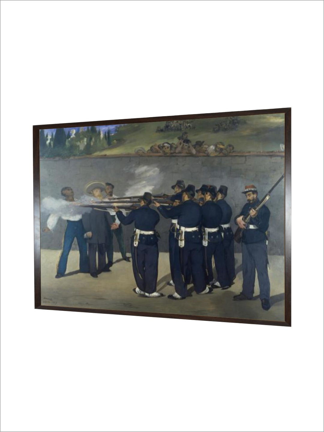 The Execution of Emperor Maximilian of Mexico 1867 by Edouard Manet