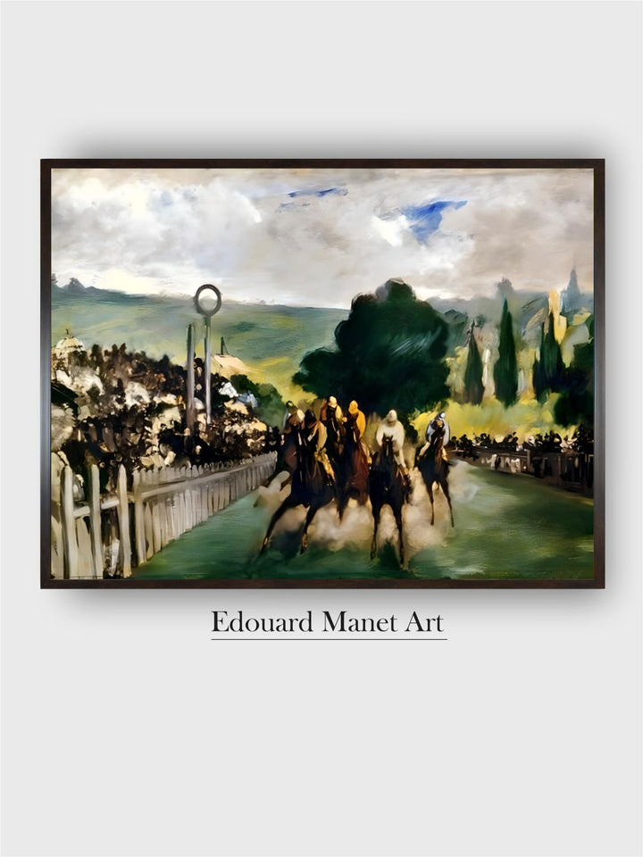 Manet: Longchamps, 1867 by Edouard Manet
