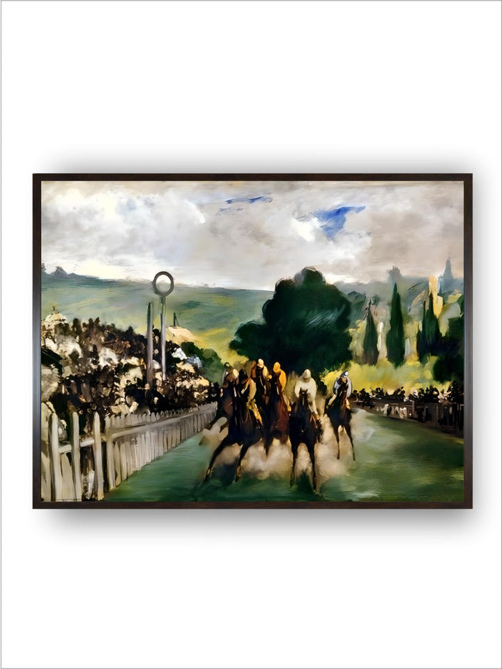 Manet: Longchamps, 1867 by Edouard Manet