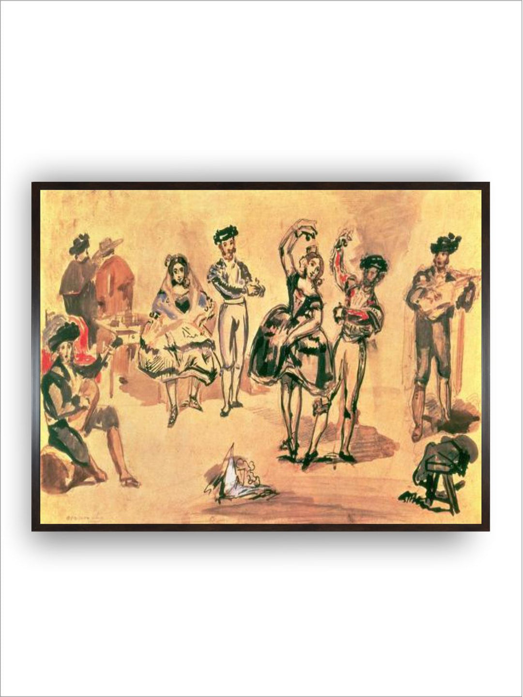 Spanish dancers, 1862 by Edouard Manet
