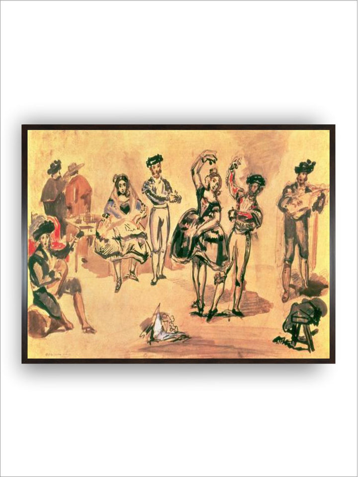 Spanish dancers, 1862 by Edouard Manet
