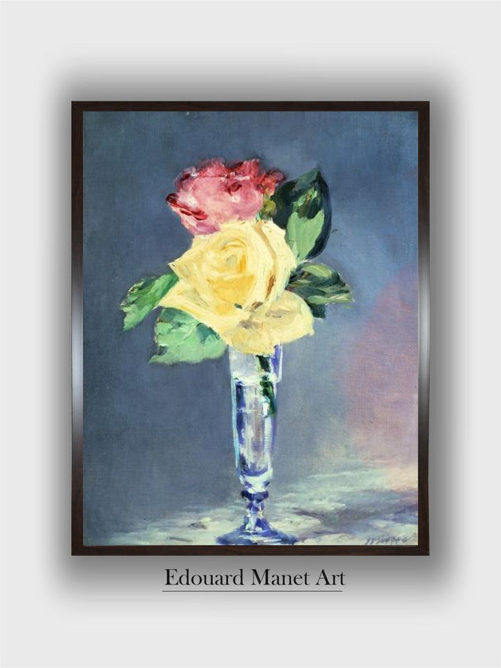 Roses in a Champaign-Glass, 1882 by Edouard Manet