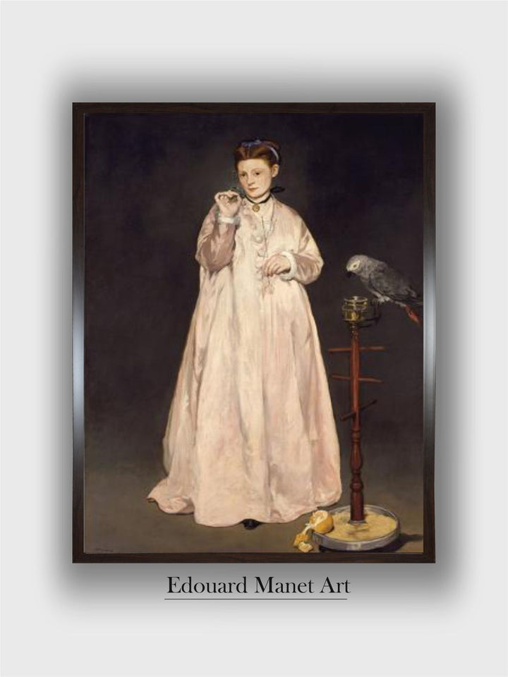 Young Lady in 1866 by Edouard Manet