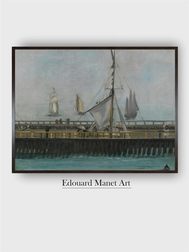 The Jetty of Boulogne-Sur-Mer, 1868 by Edouard Manet