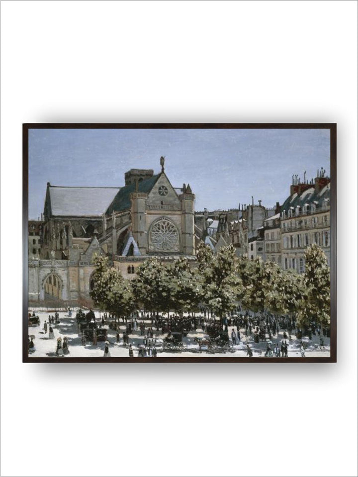 Saint-Germain-L'Auxerrois Church, Paris, 1866 by Edouard Manet