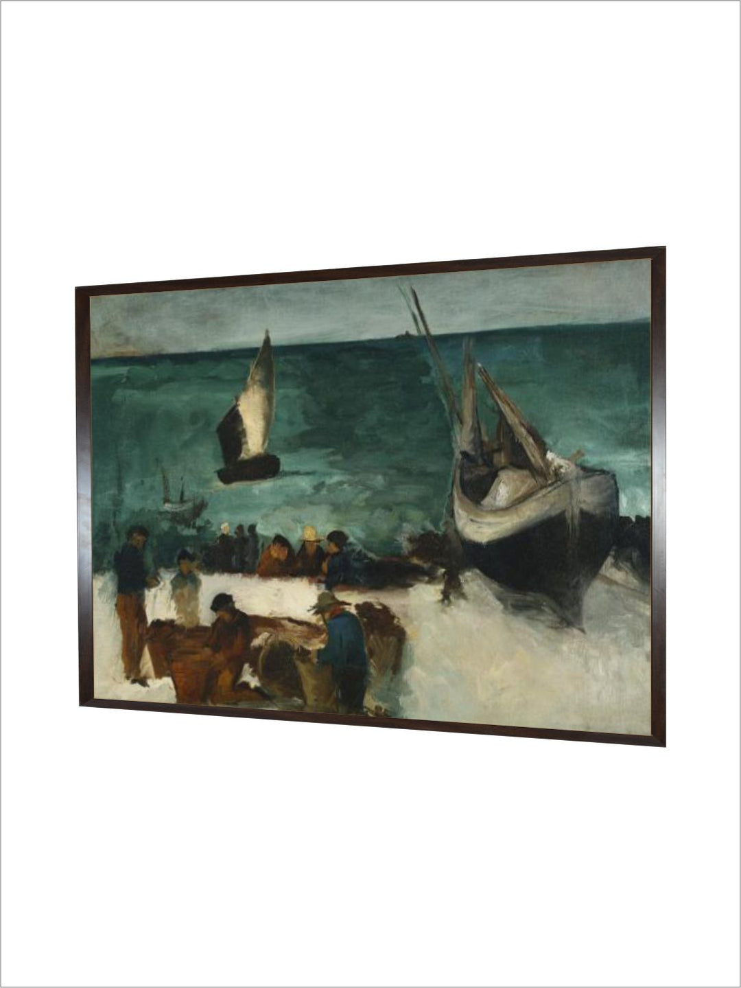 Fishing Boats and Fishermen by Edouard Manet