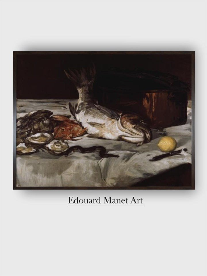 Still Life with Carp by Edouard Manet
