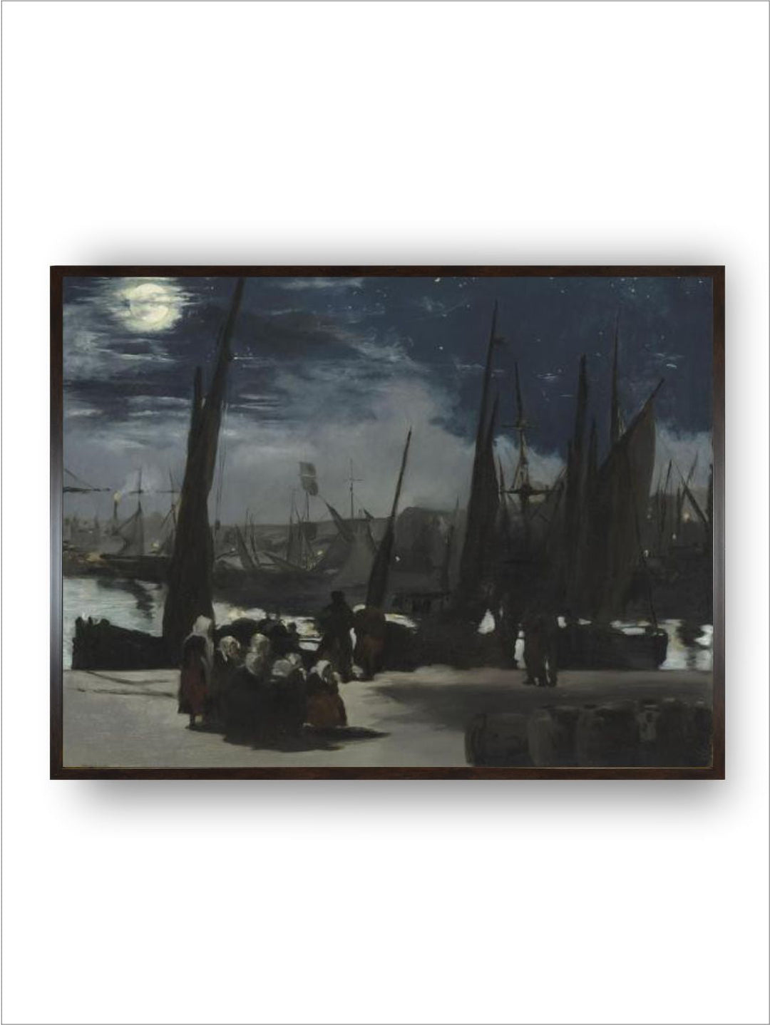 Clair de lune sur le port de Boulogne by Edouard Manet