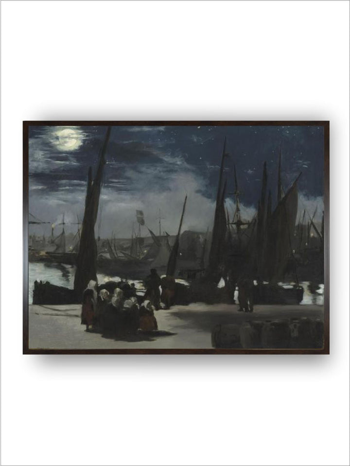 Clair de lune sur le port de Boulogne by Edouard Manet
