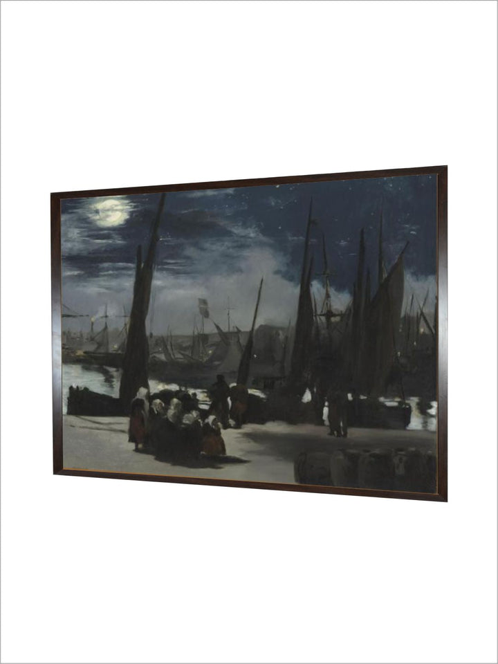 Clair de lune sur le port de Boulogne by Edouard Manet