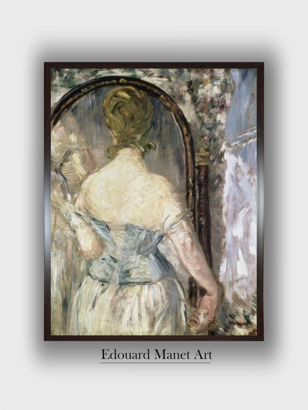 Before the Mirror by Edouard Manet