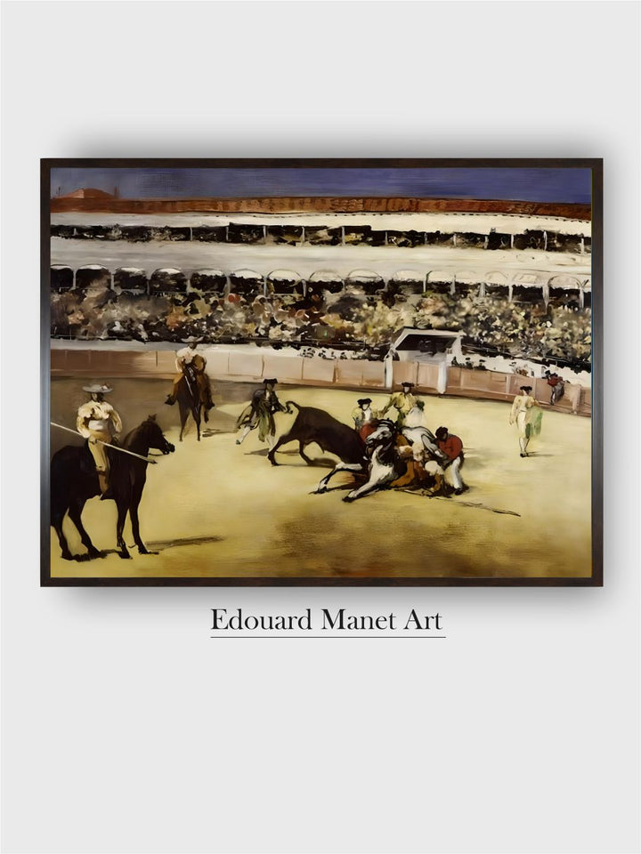 Bullfight, c.1865 by Edouard Manet