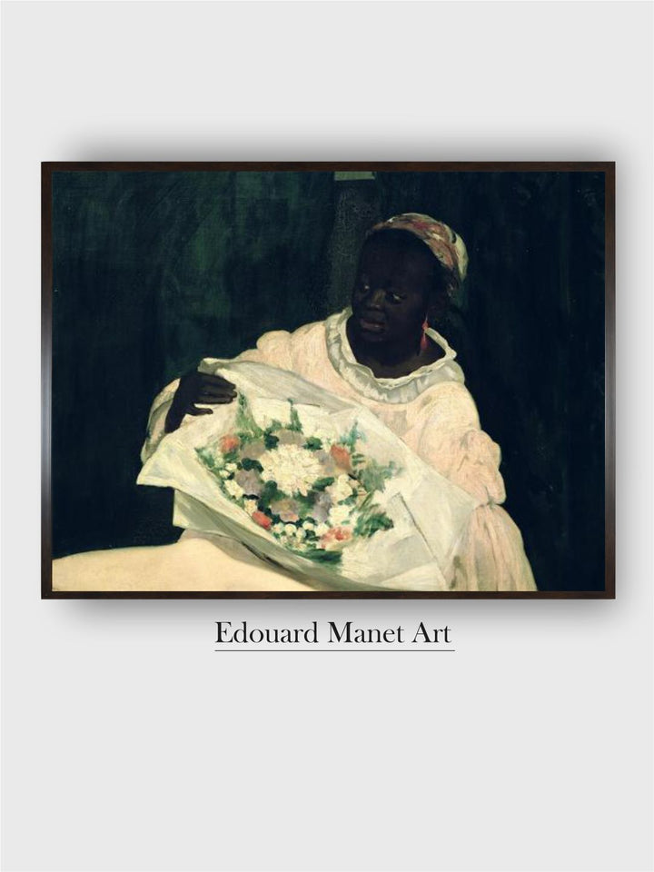 Olympia, detail of the Black Servant, 1863 by Edouard Manet