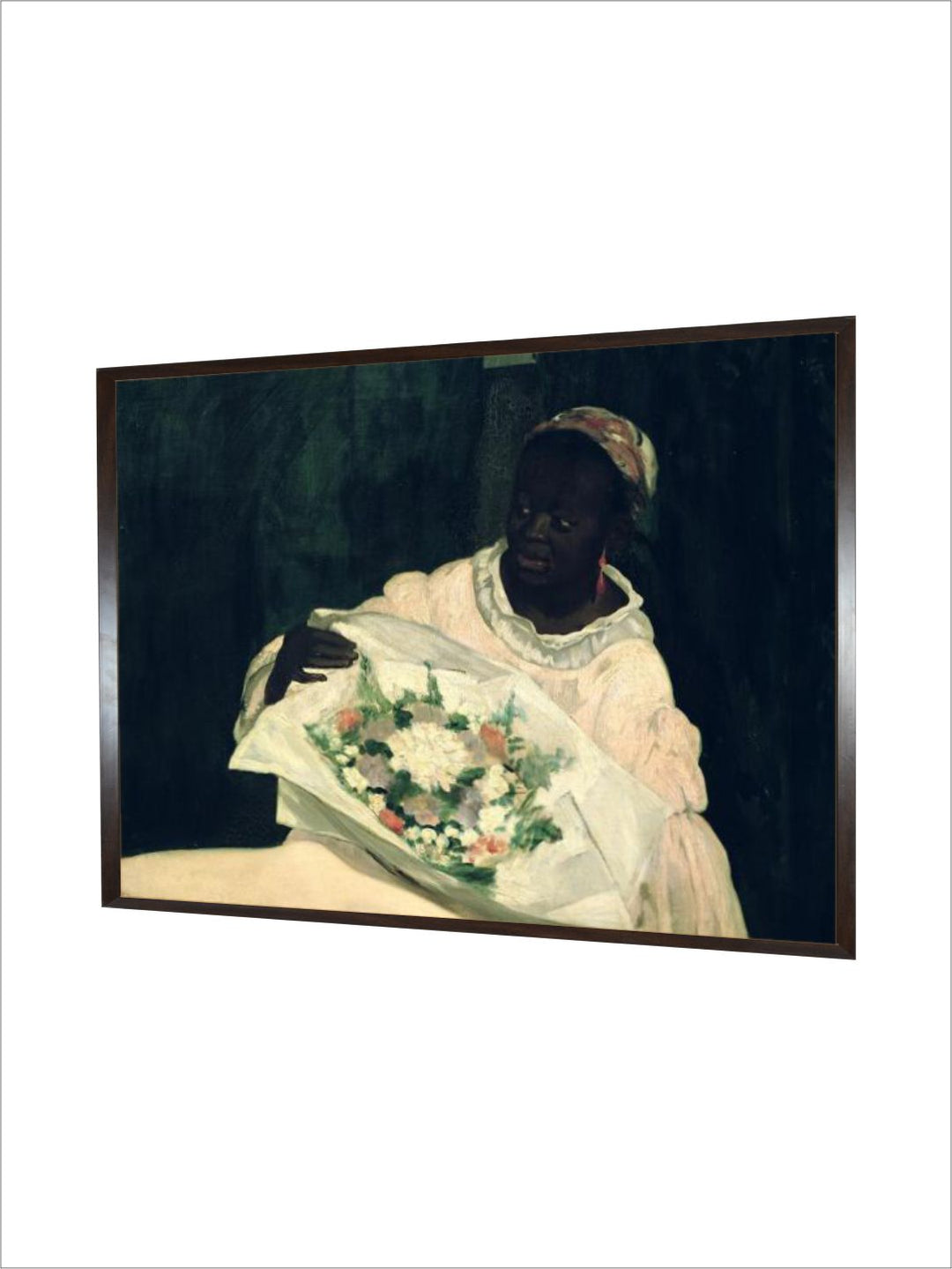 Olympia, detail of the Black Servant, 1863 by Edouard Manet