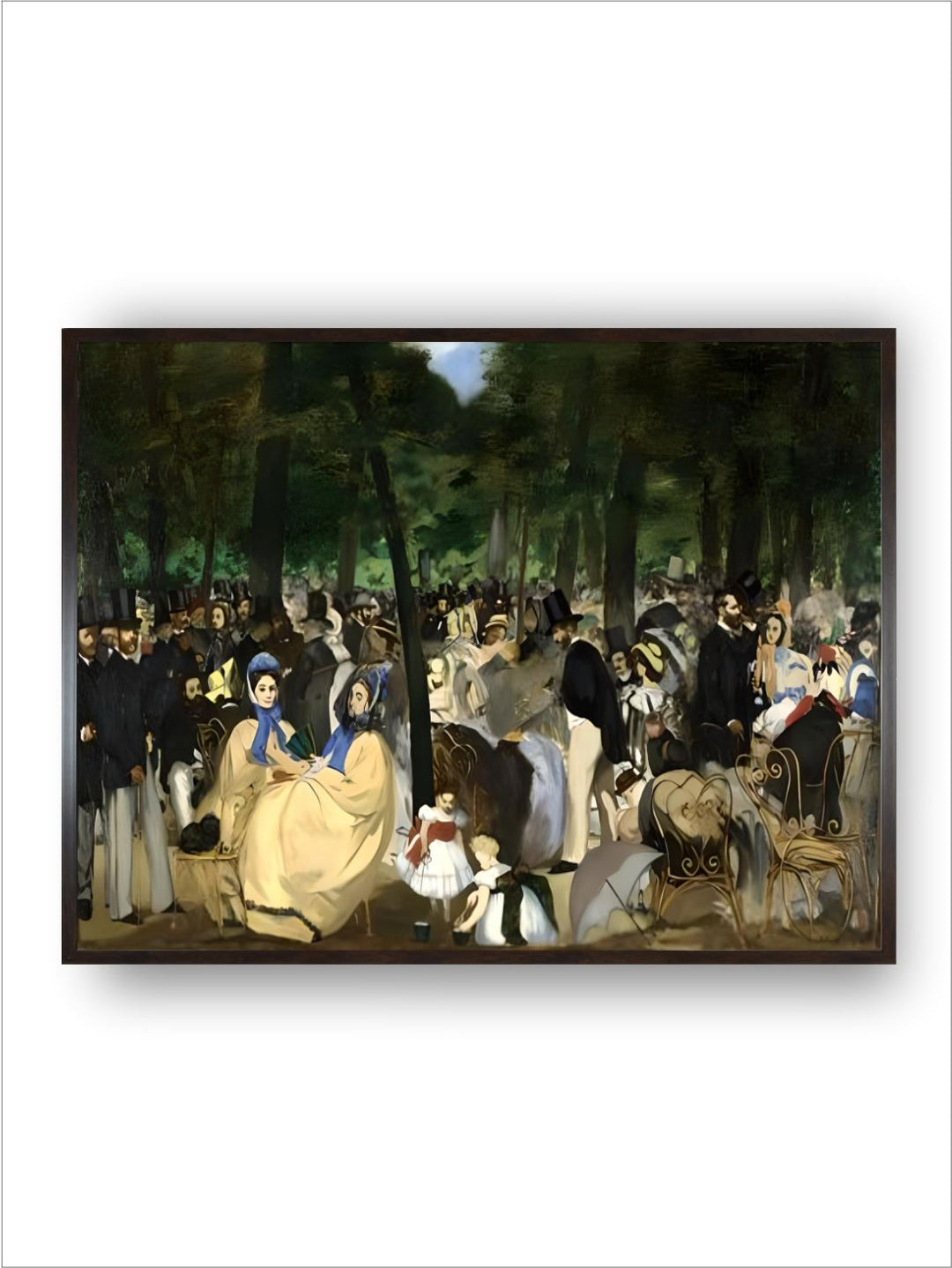 Music in the Tuileries, 1862 by Edouard Manet