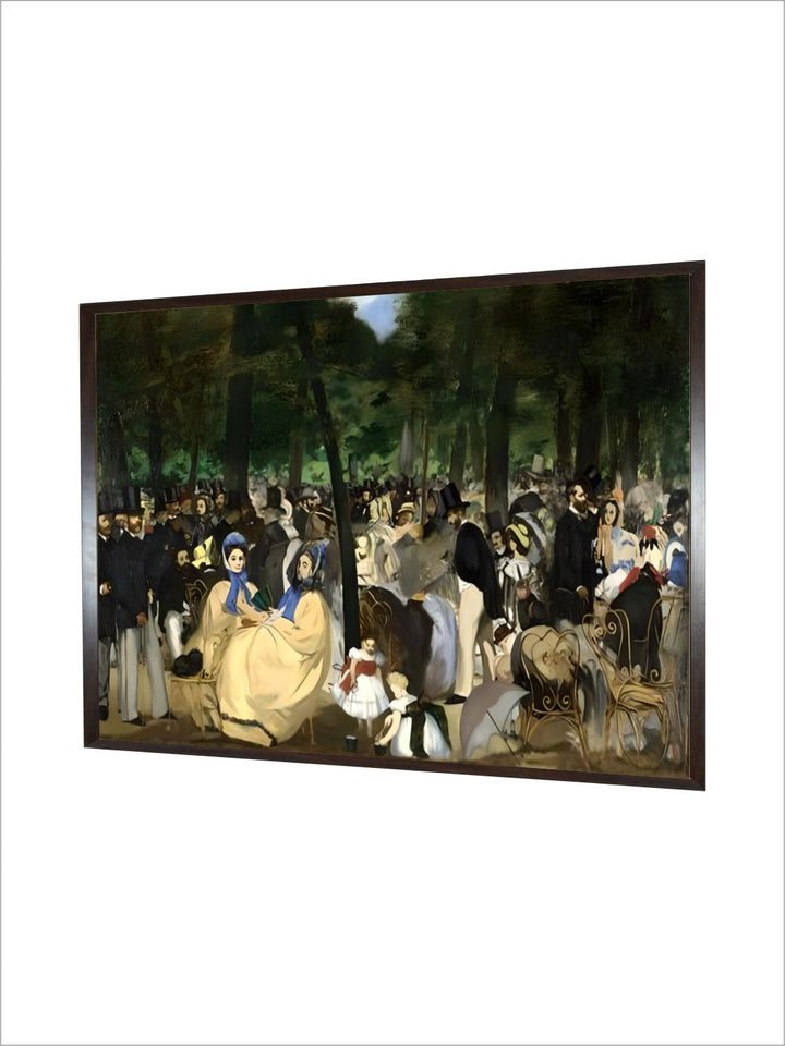 Music in the Tuileries, 1862 by Edouard Manet