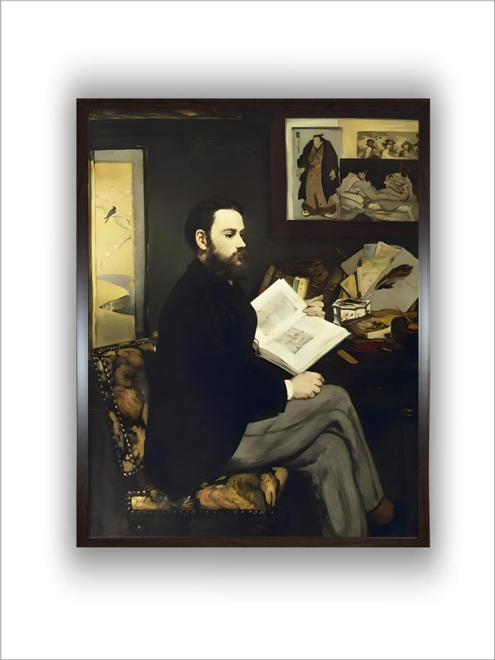 Portrait of Emile Zola by Edouard Manet