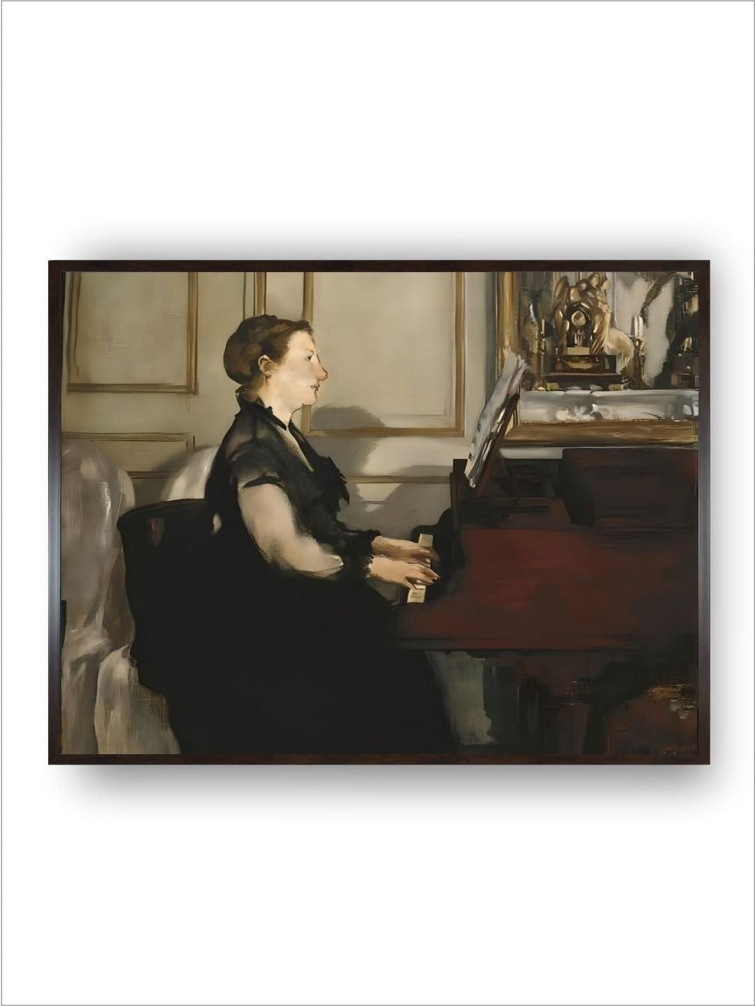 Madame Manet at the Piano by Edouard Manet