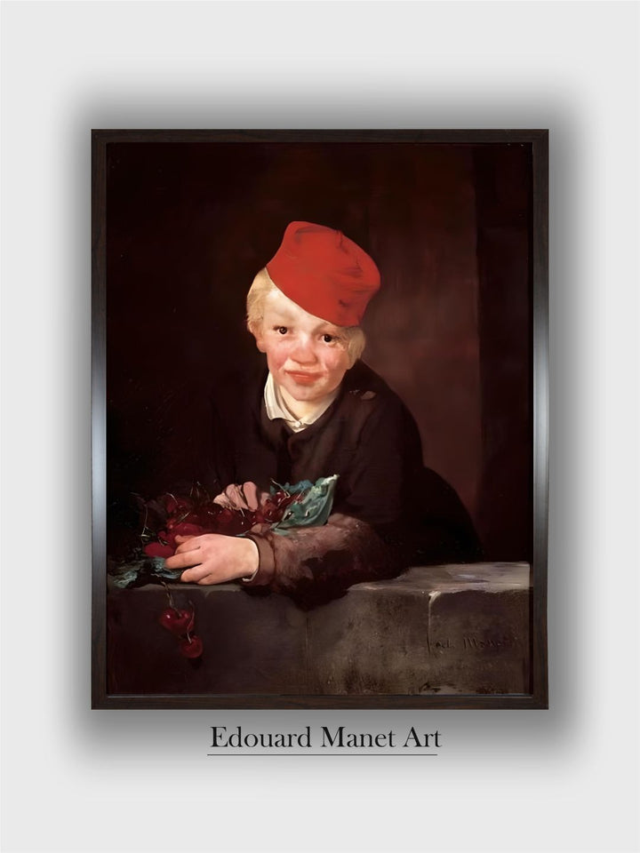 The Cherry Thief Painting by Edouard Manet (1832-1883)   by Edouard Manet