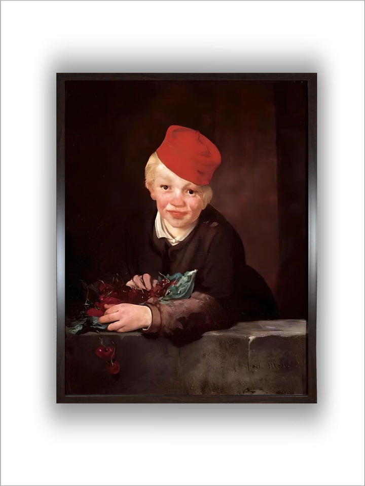 The Cherry Thief Painting by Edouard Manet (1832-1883)   by Edouard Manet