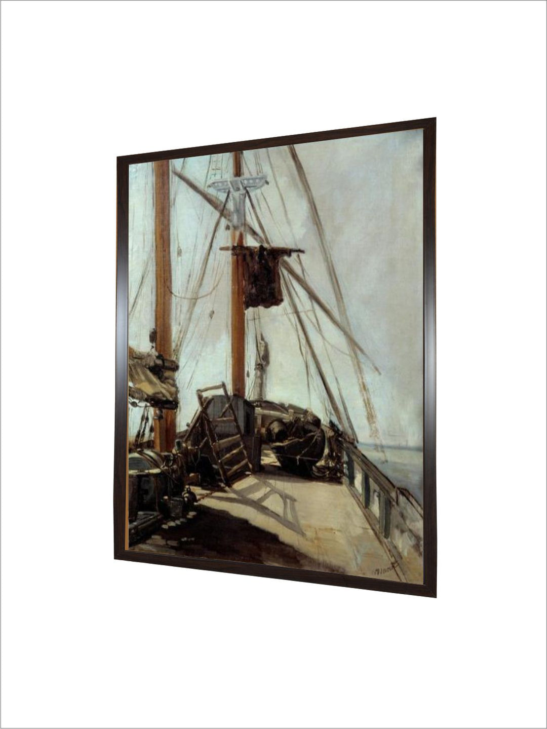 The Bridge of a Boat Painting by Edouard Manet (1832-1883)  by Edouard Manet