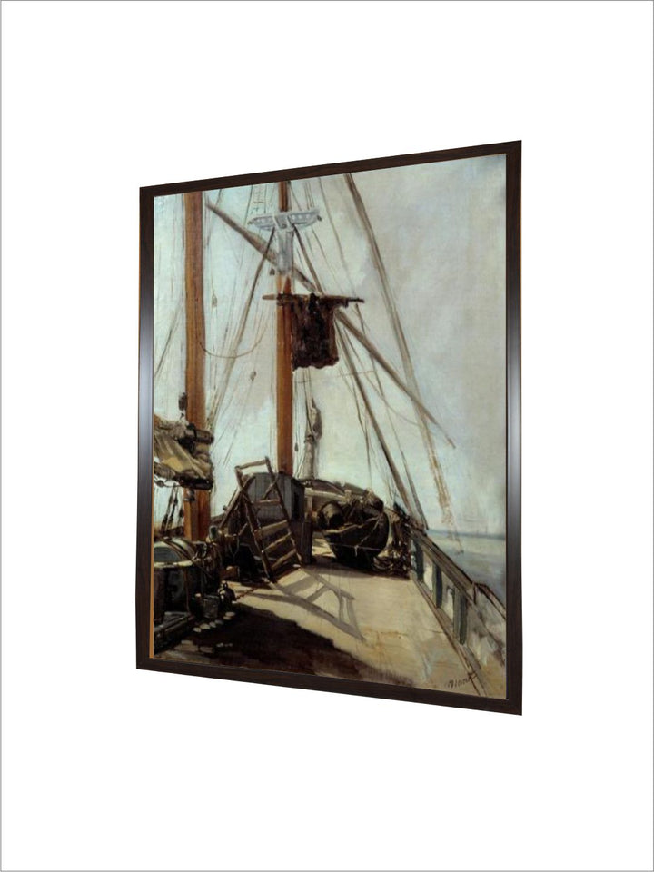 The Bridge of a Boat Painting by Edouard Manet (1832-1883)  by Edouard Manet