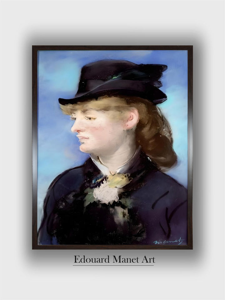Le Modele de La Waitress du “” Bar Aux Folies-Bergeres”” Painting by Edouard Manet