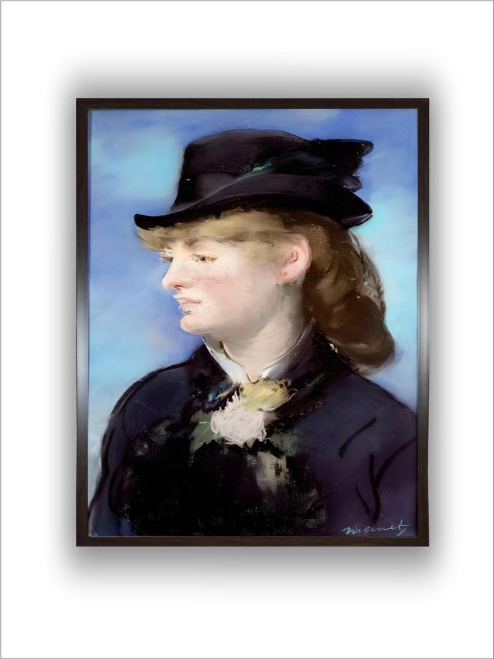 Le Modele de La Waitress du “” Bar Aux Folies-Bergeres”” Painting by Edouard Manet