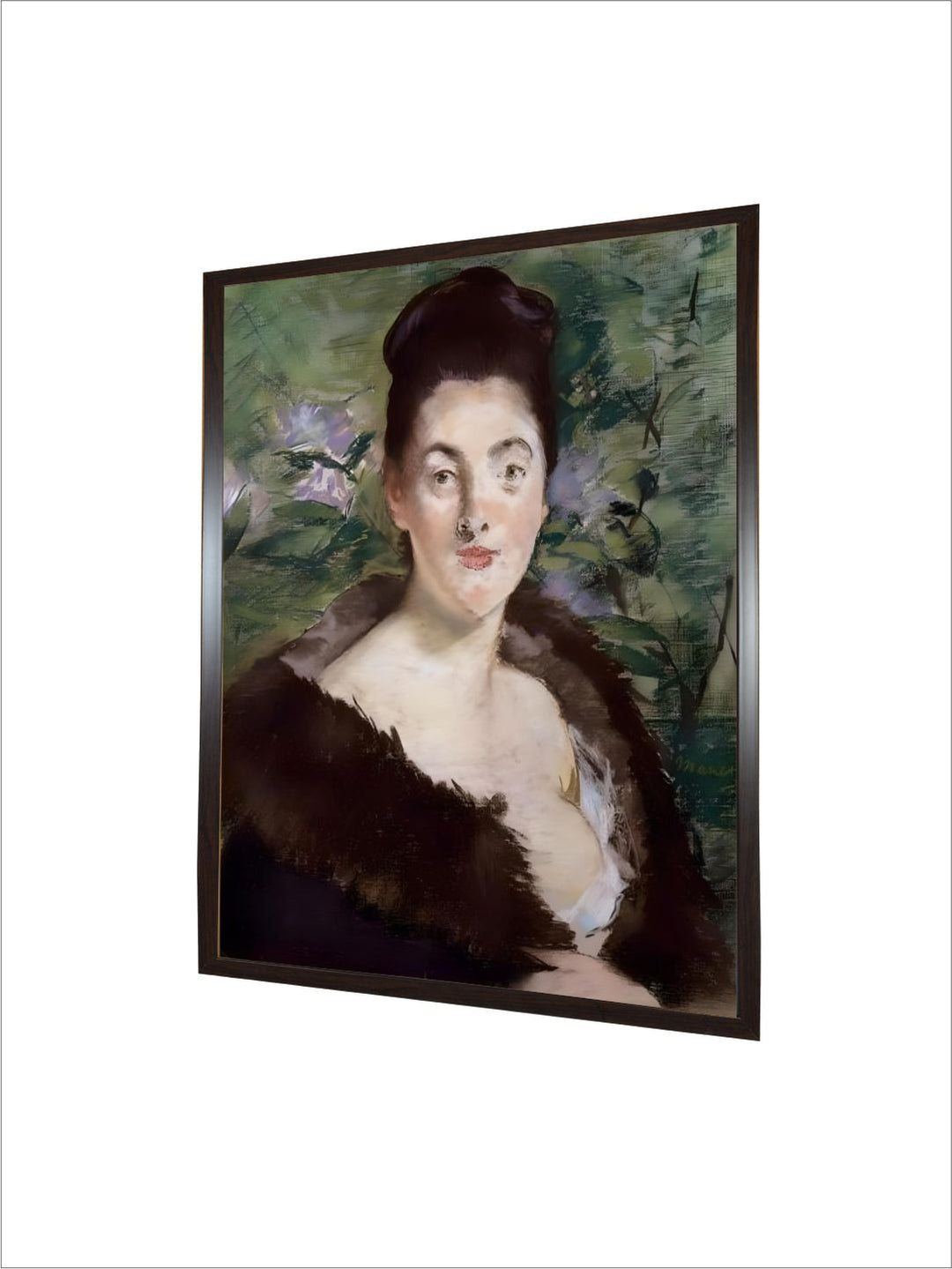 Portrait of Unknown or the Woman in Furby Edouard Manet