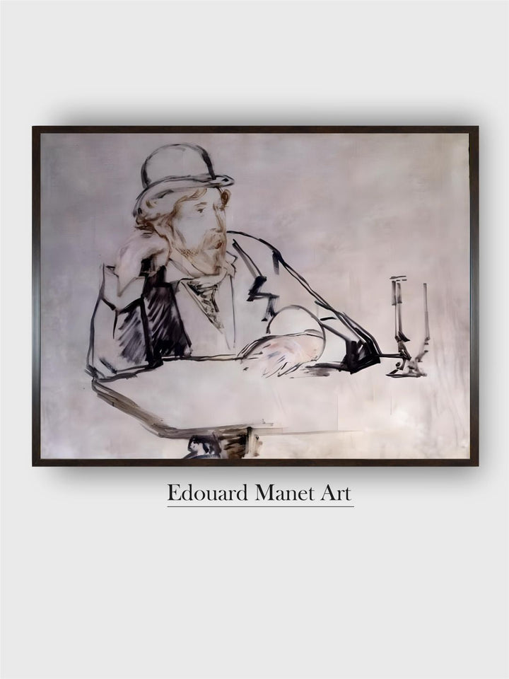 Portrait of the Irish Novelist Georges Moore (1852-1933) by Edouard Manet