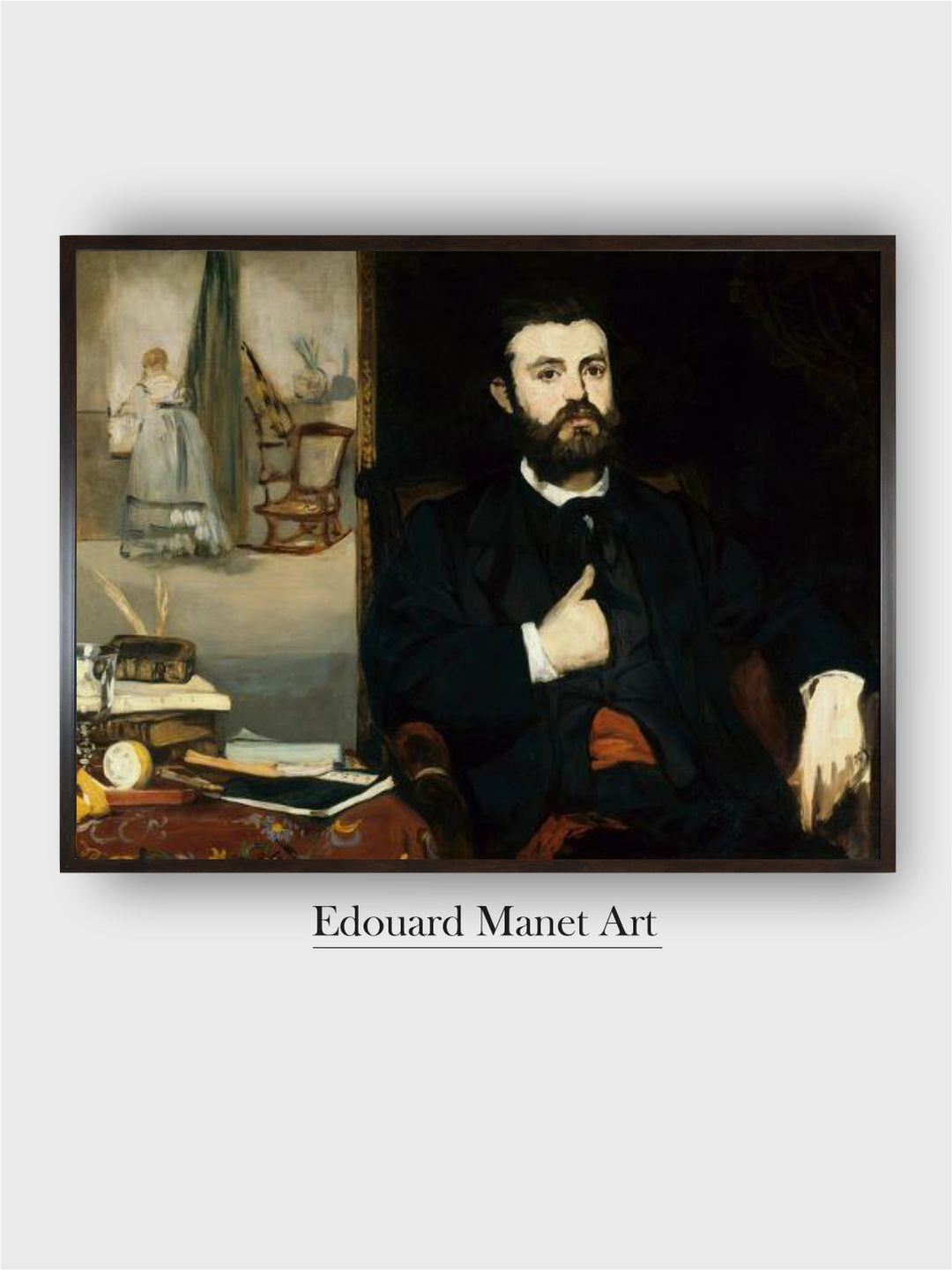Portrait of the Sculptor Zacharie Atruc (1835-1907) by Edouard Manet