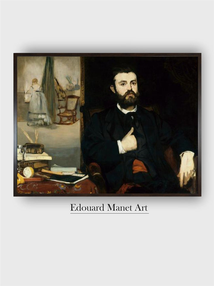 Portrait of the Sculptor Zacharie Atruc (1835-1907) by Edouard Manet