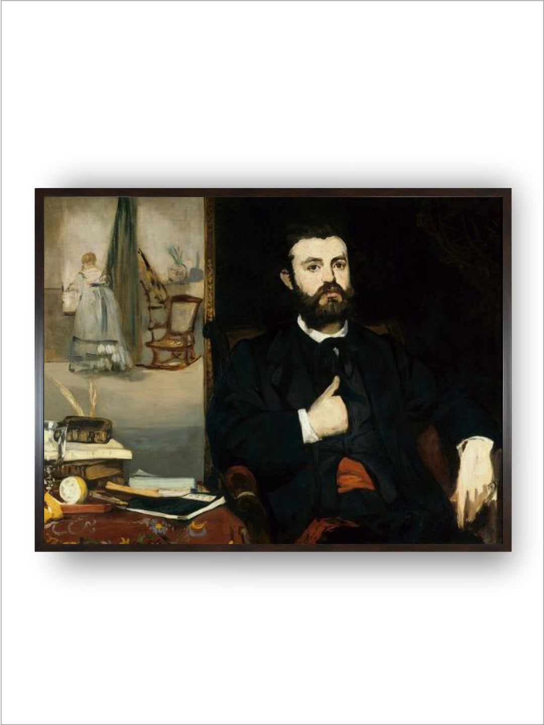 Portrait of the Sculptor Zacharie Atruc (1835-1907) by Edouard Manet