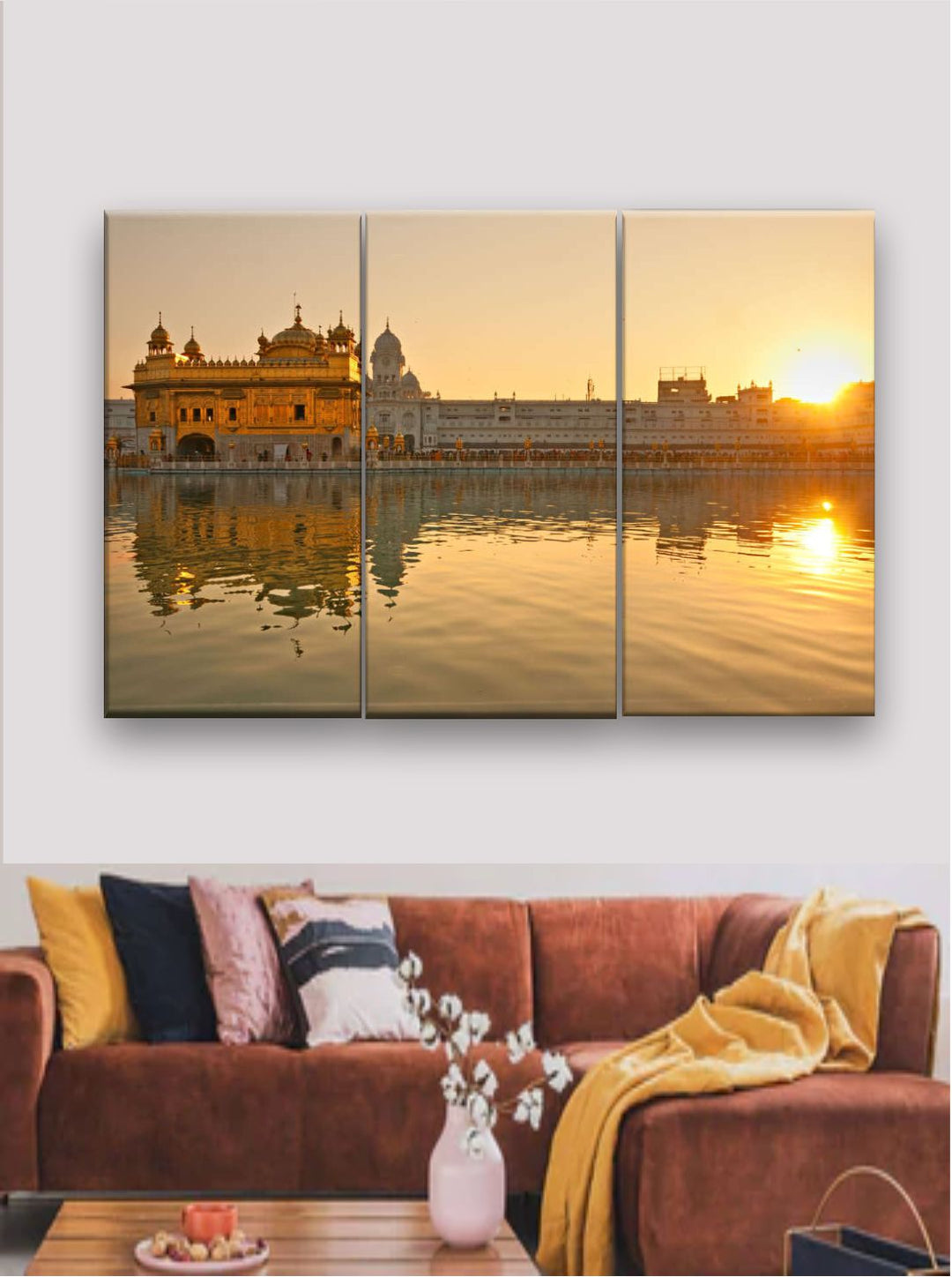 "Set Of 2 Brown Abstract Painting Wall Art''